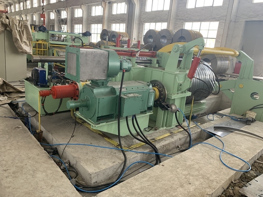 Línea de corte longitudinal de bobinas de acero MA-(1~6) ×1600 mm con bobina de 132 KW máx. 30 T velocidad de corte longitudinal 60-100 M/min