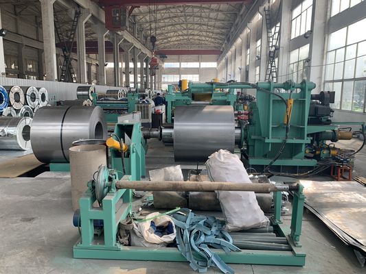 hoja gruesa de 3-12m m que raja la línea con el tipo pesado Decoiler hidráulico