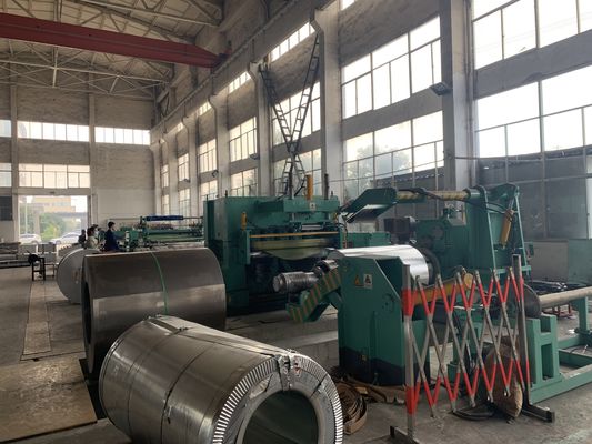 máquina que raja 0.4-4m m de la bobina ajustable del metal de 80m/min