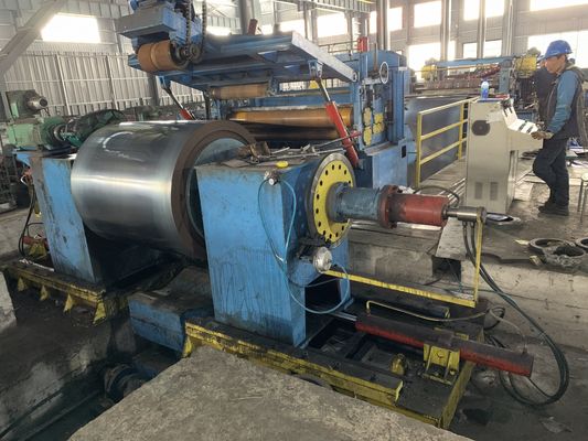 máquina que raja de alta velocidad 60m/min con Decoiler hidráulico pesado